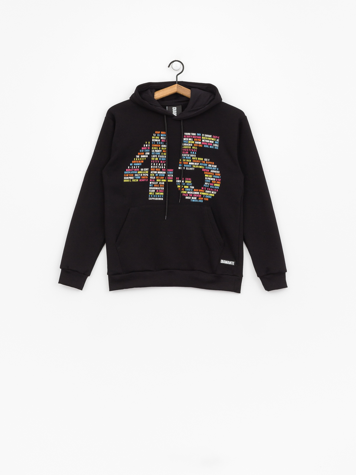 Hanorac cu glugă Diamante Wear Hip Hop 45 (black)