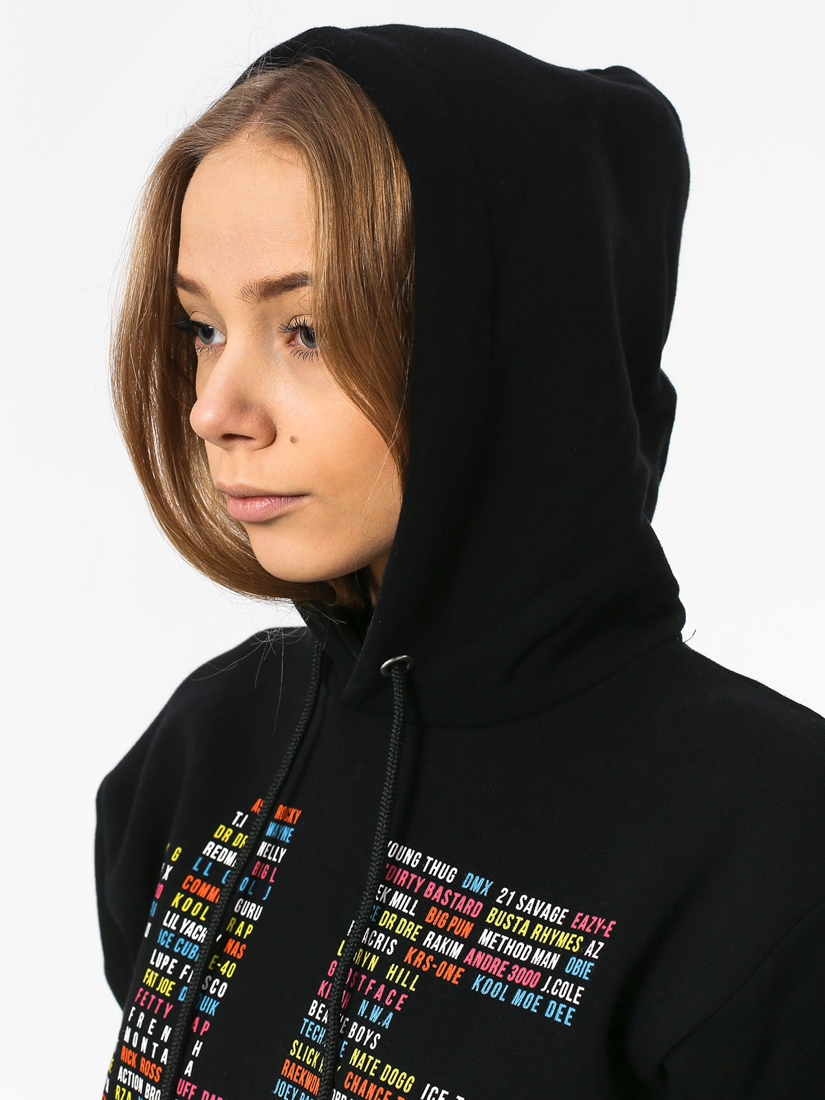 Hanorac cu glugă Diamante Wear Hip Hop 45 (black)