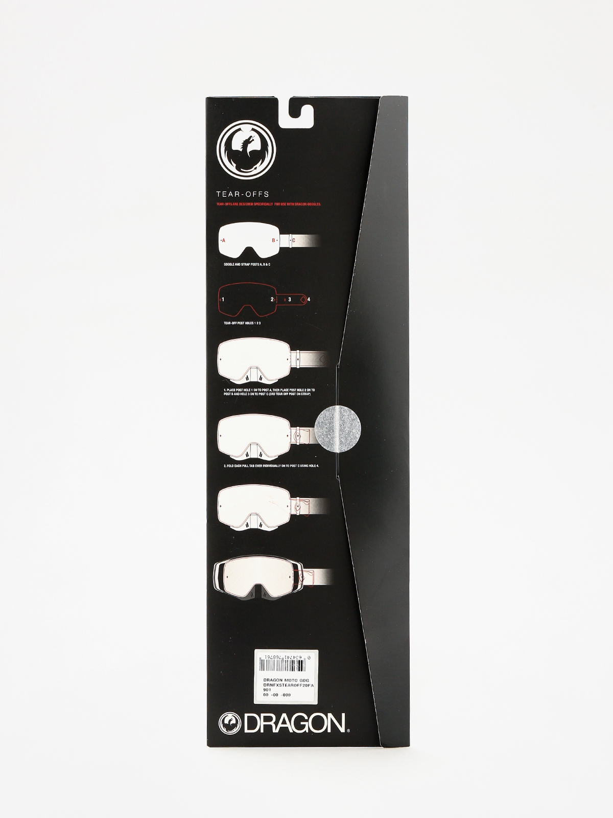 Szybka do gogli Dragon NFXs (tear off 20 pack clear)