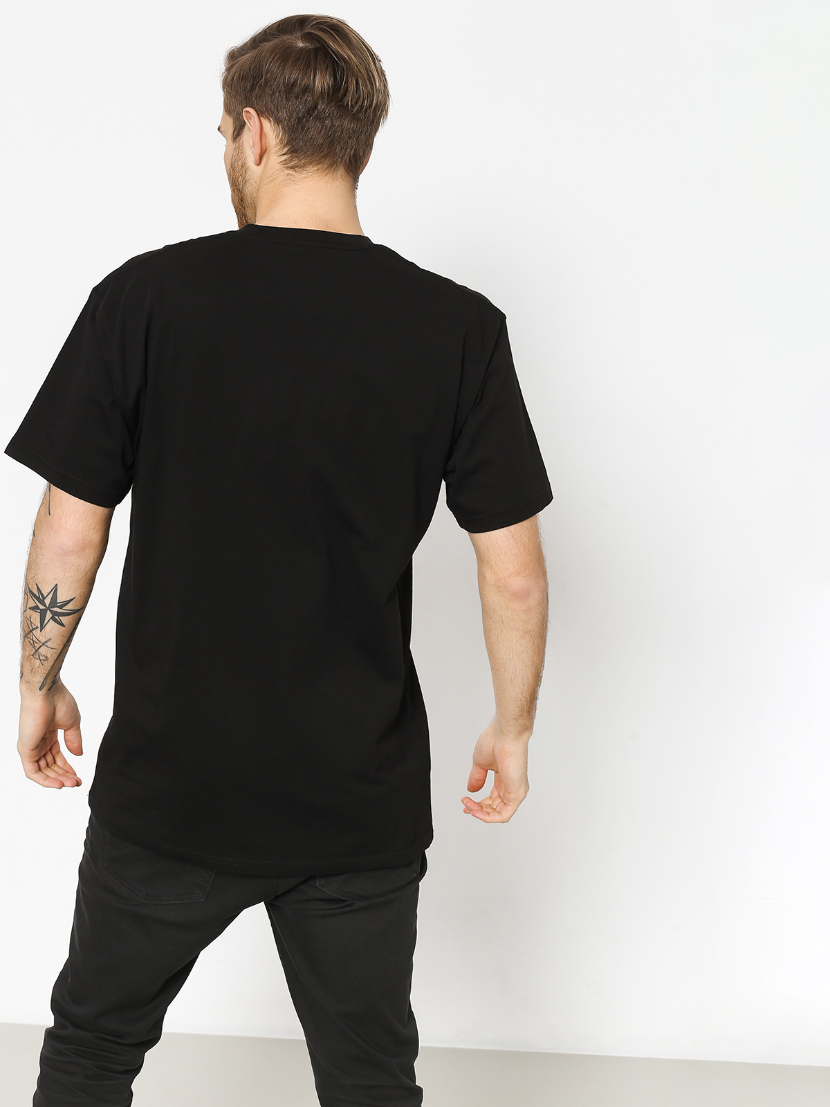 Tricou Vans Left Chest Logo (black/white)