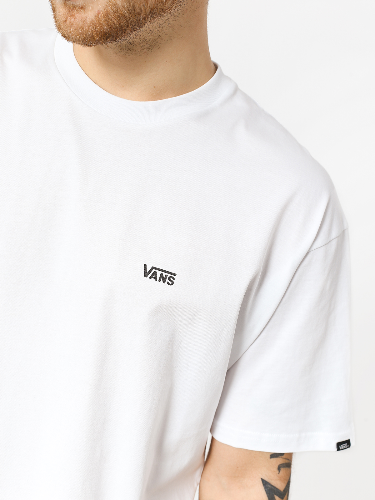 Tricou Vans Left Chest Logo (white/black)