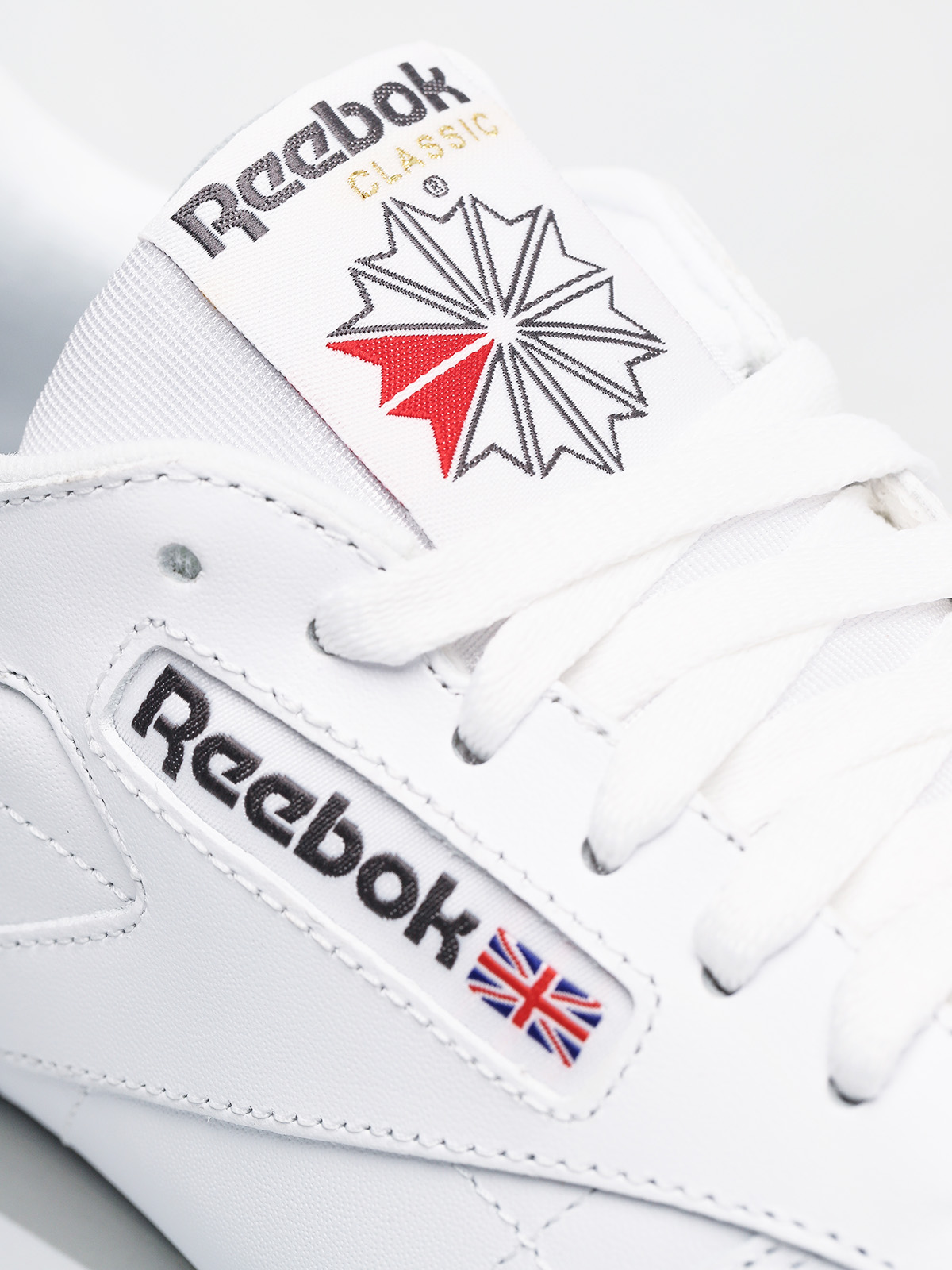 Pantofi Reebok Classic Leather (white/lt grey)
