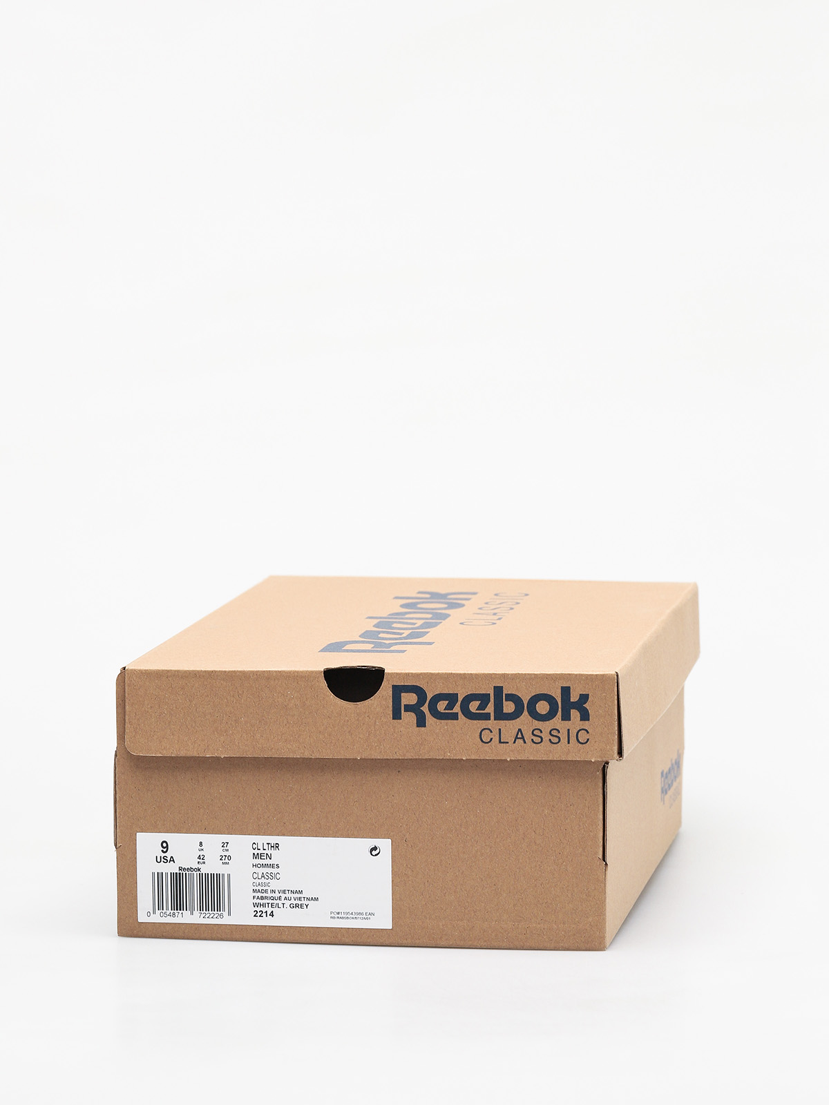 Pantofi Reebok Classic Leather (white/lt grey)