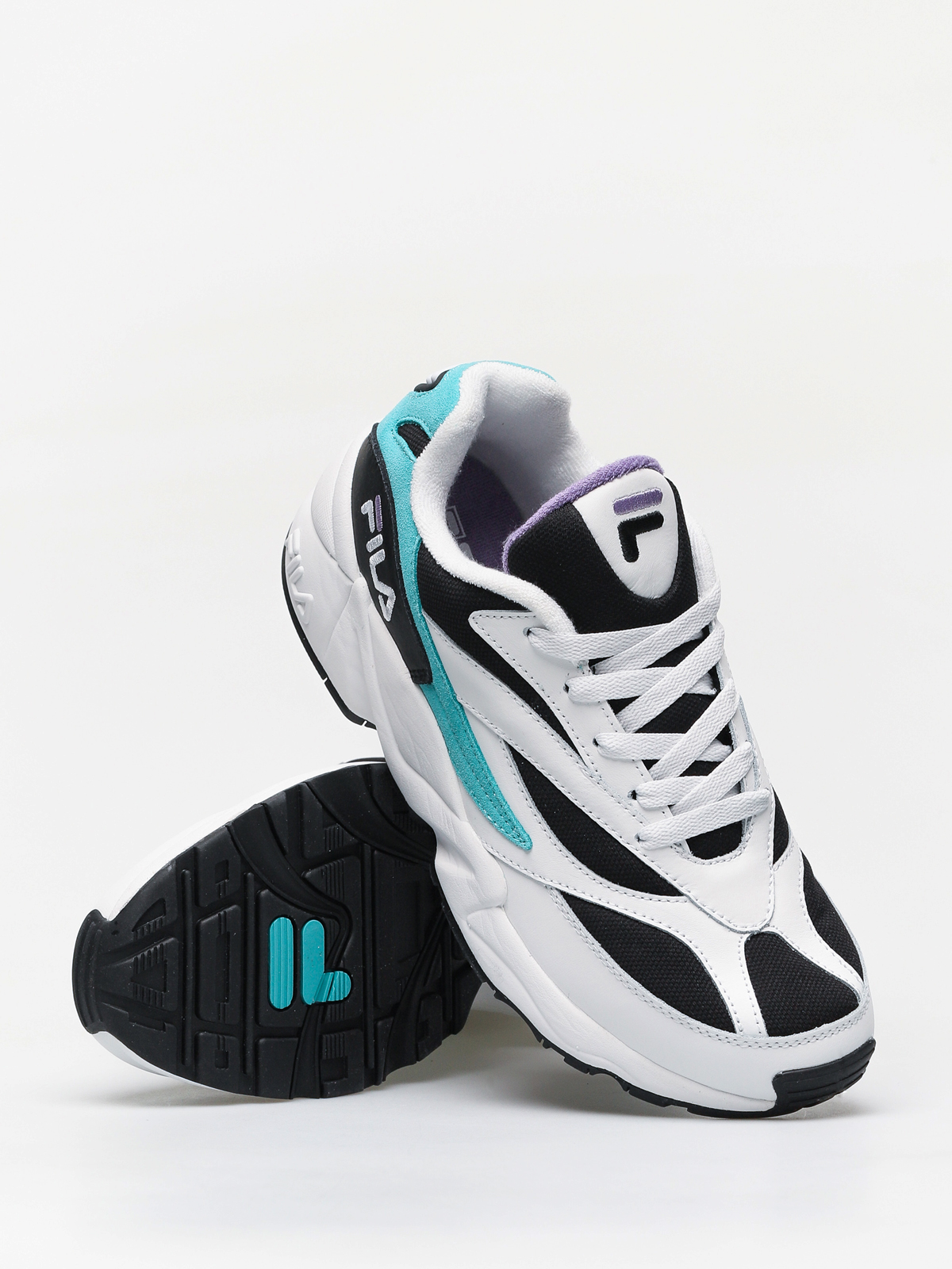 Pantofi Fila Venom Low (black/blue curacao/violet tulip)
