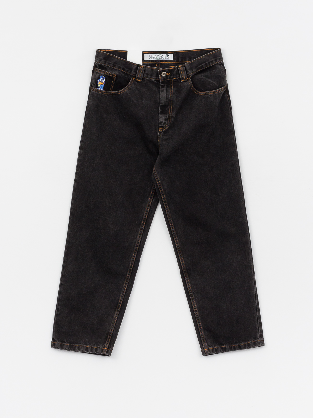 Pantaloni Polar Skate 93 Denim (washed black)