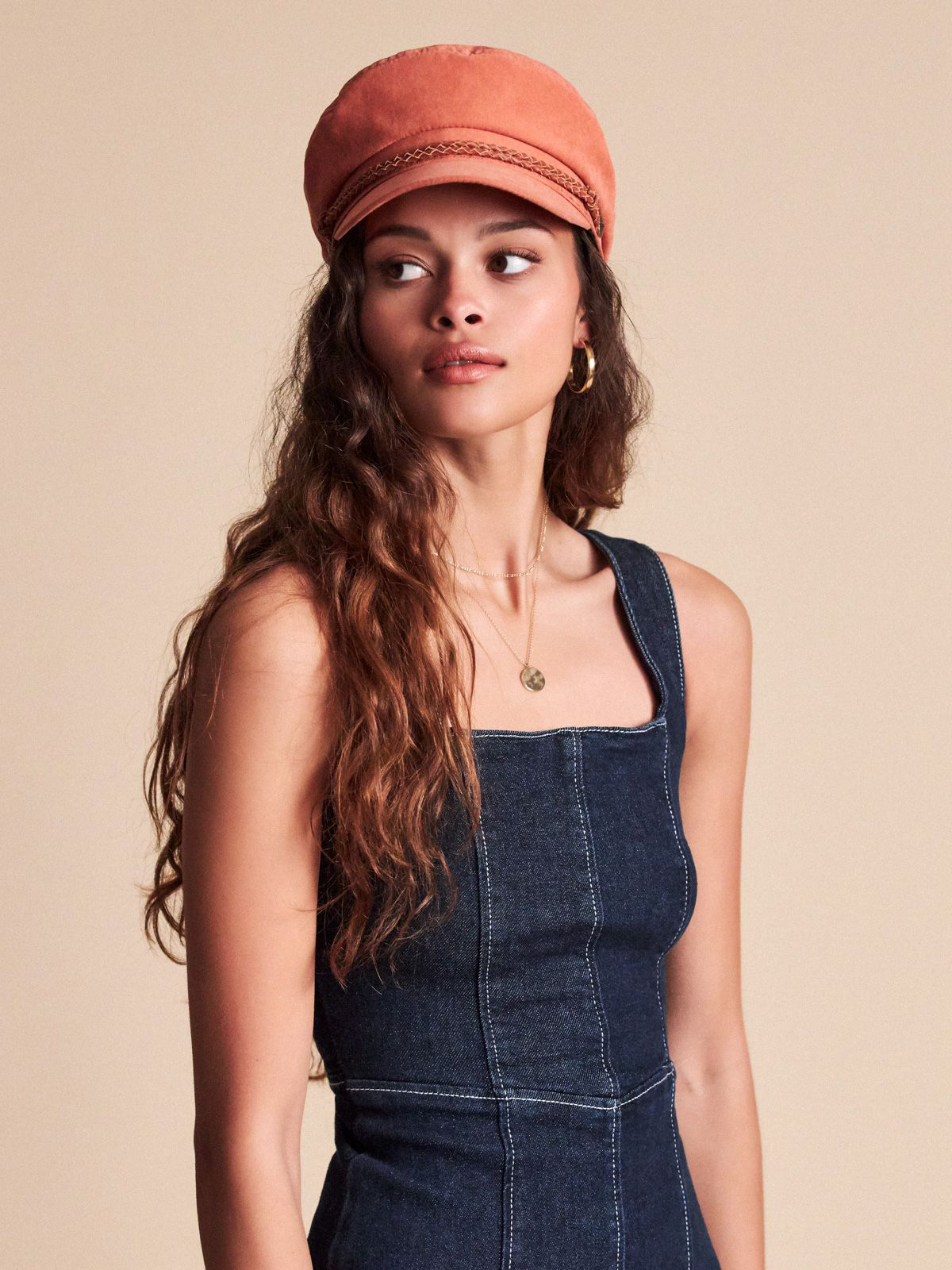 Pălărie cu cozoroc Brixton Ashland ZD Wmn (coral)