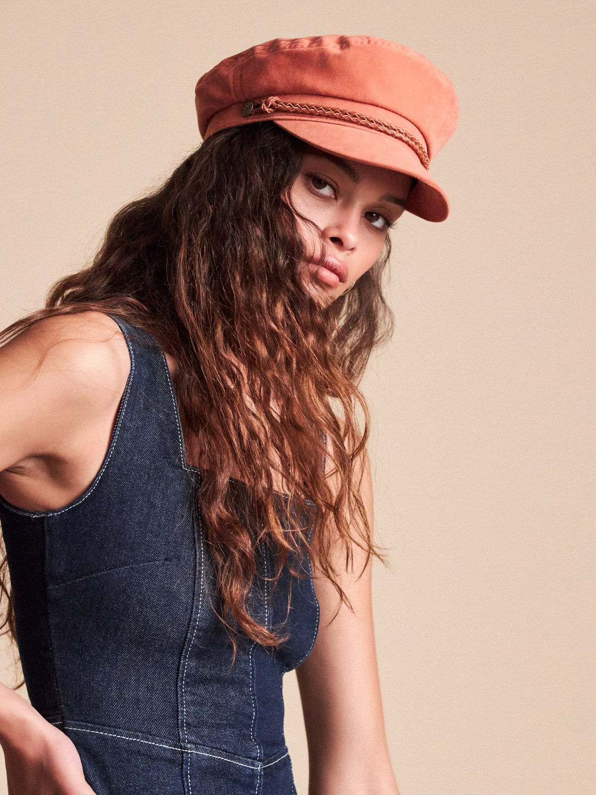 Pălărie cu cozoroc Brixton Ashland ZD Wmn (coral)