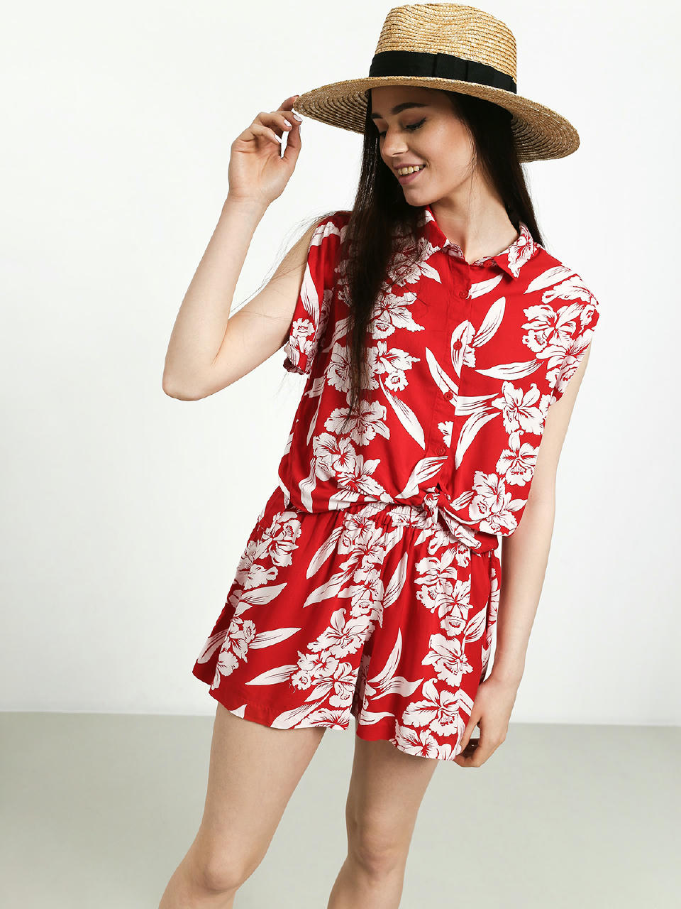 Cămașă Volcom Aloha Ha Wmn (red)