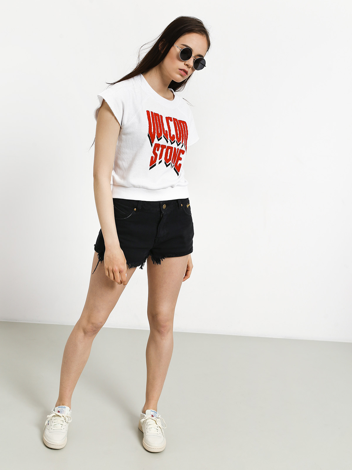 Hanorac Volcom Drama Shift Crew Wmn (wht)