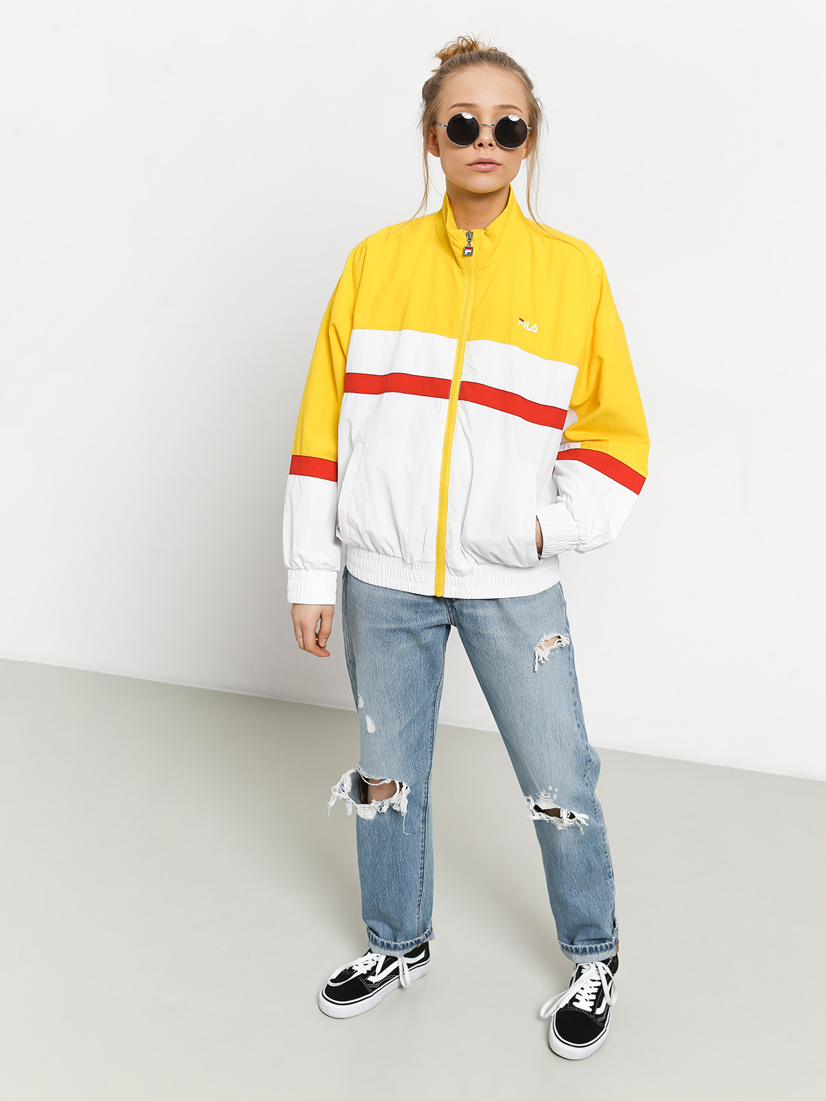 Geacă Fila Kaya Wmn (empire yellow/bright white/black)