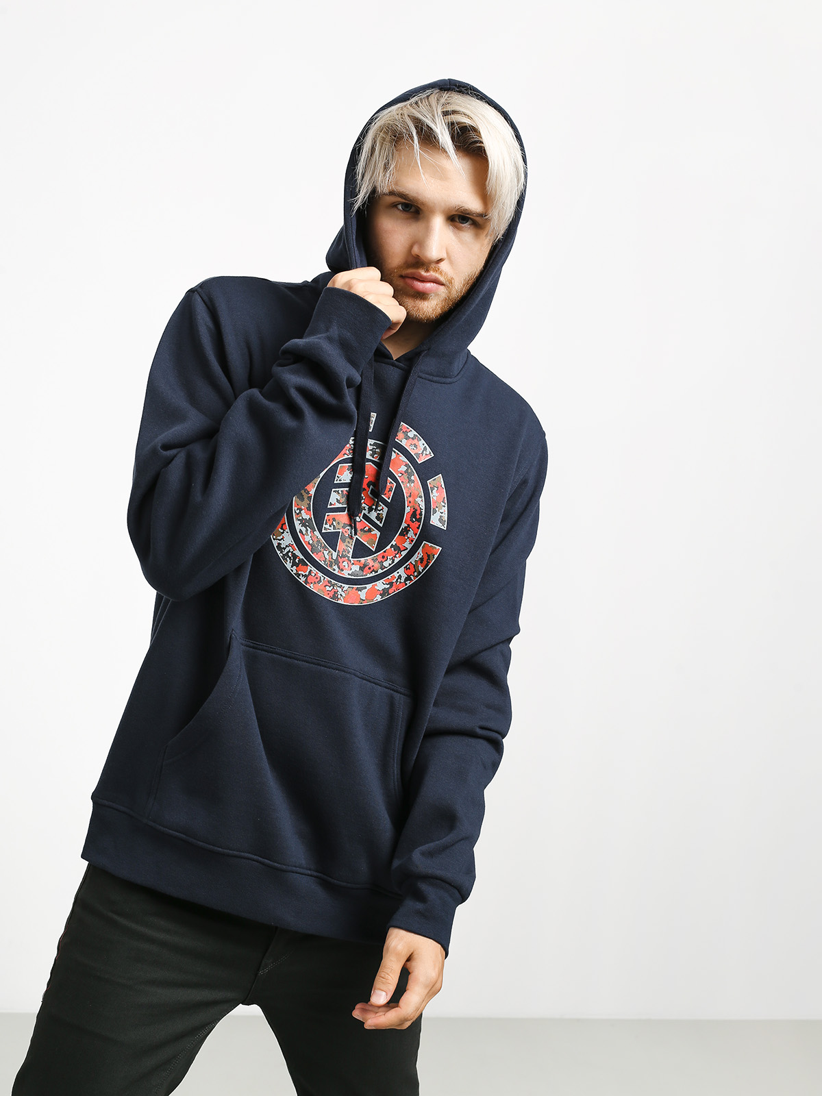 Hanorac cu glugă Element Multi Icon HD (eclipse navy)