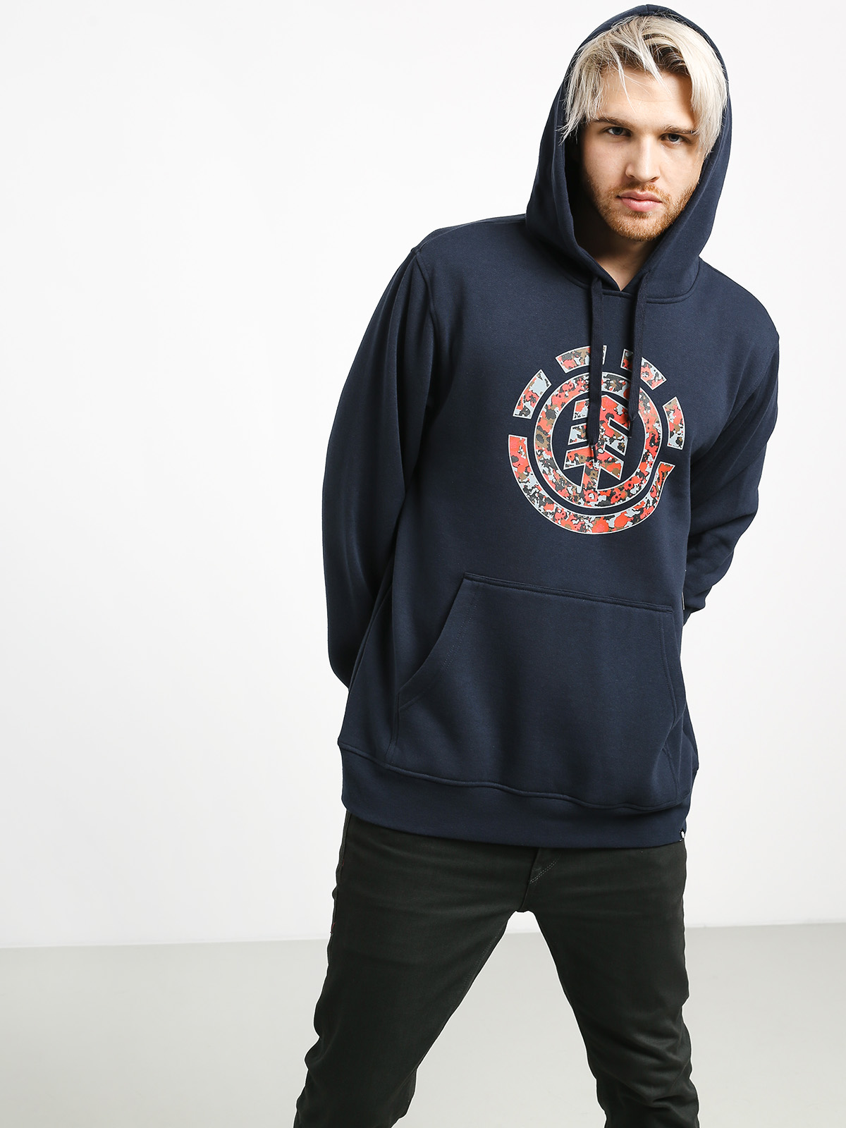 Hanorac cu glugă Element Multi Icon HD (eclipse navy)