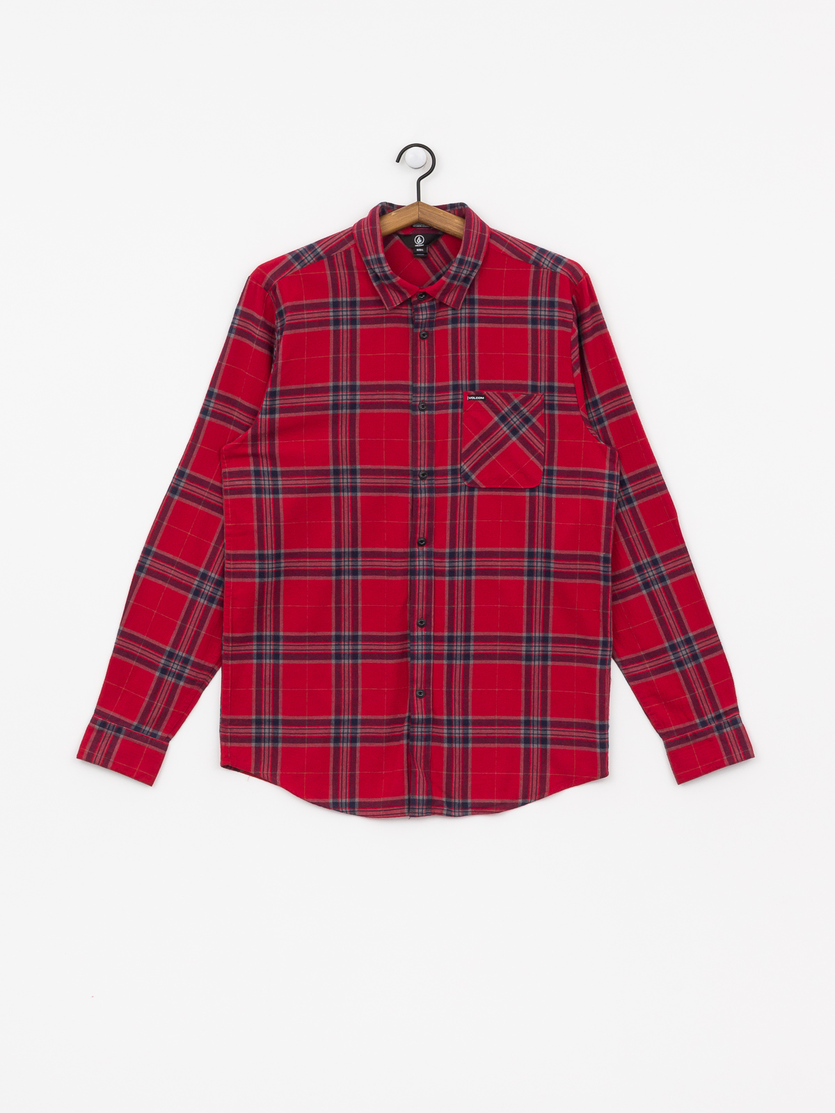 Cămașă Volcom Caden Plaid (engine red)
