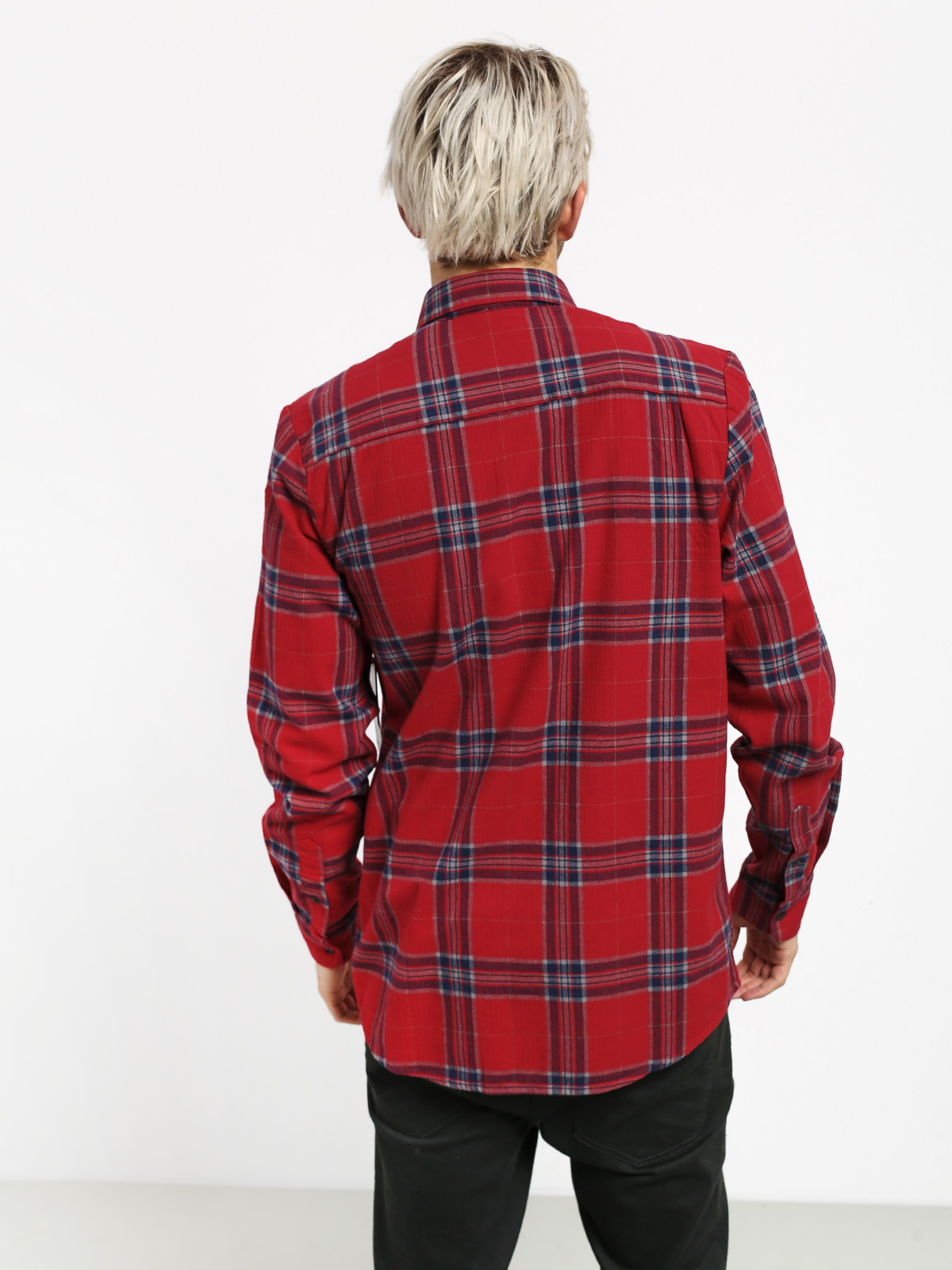 Cămașă Volcom Caden Plaid (engine red)