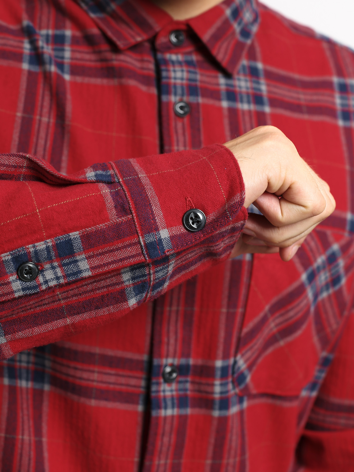 Cămașă Volcom Caden Plaid (engine red)