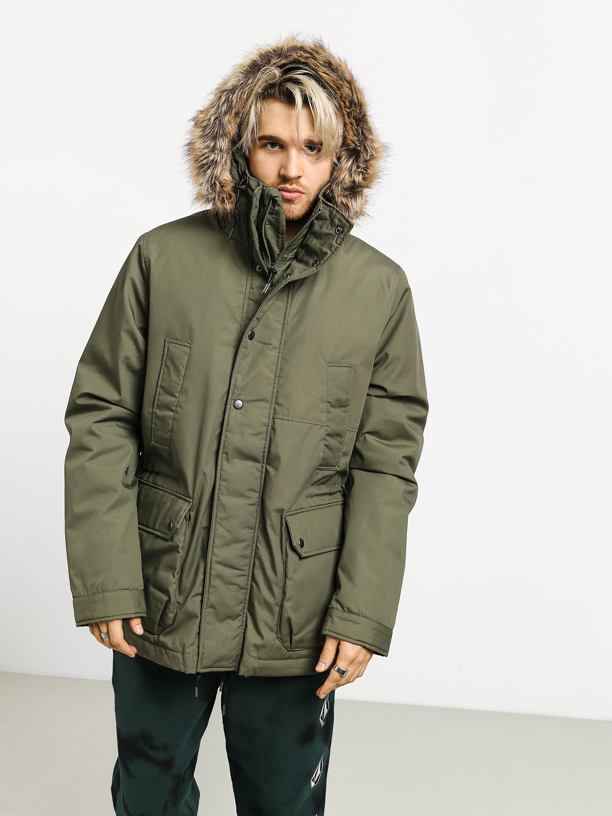 Geacă Volcom Lidward 5K (army green combo)