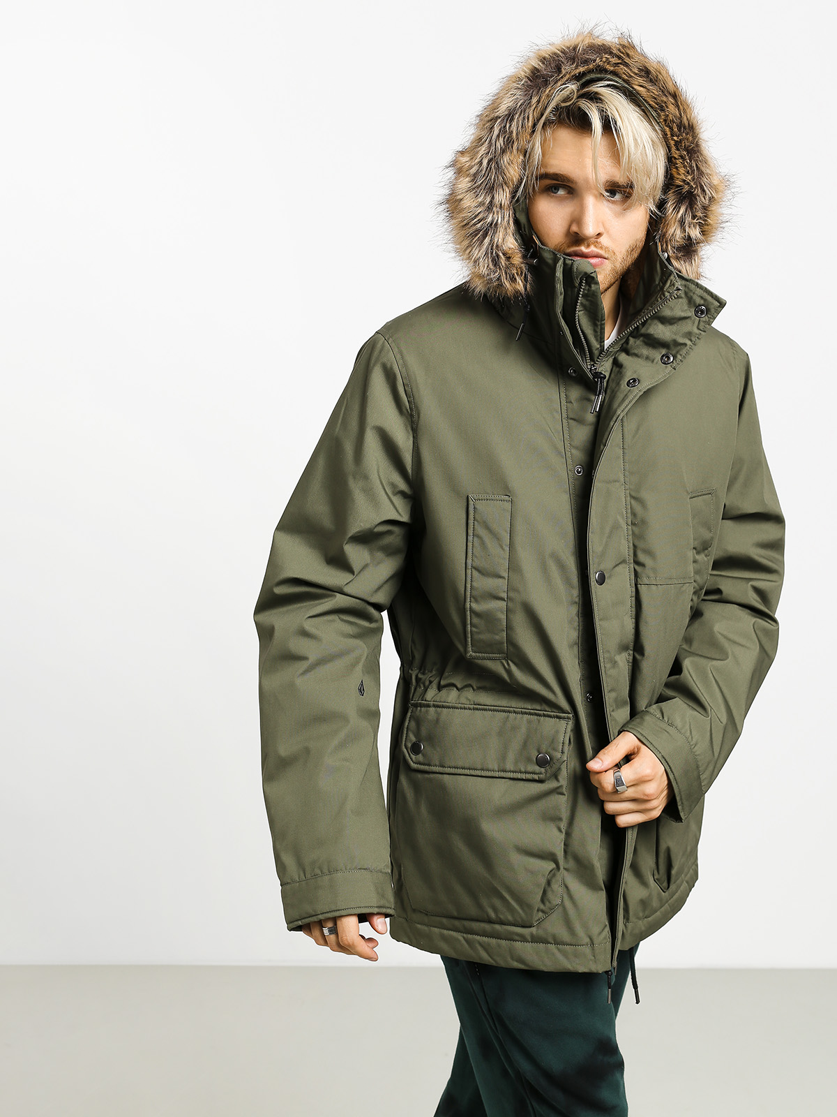 Geacă Volcom Lidward 5K (army green combo)