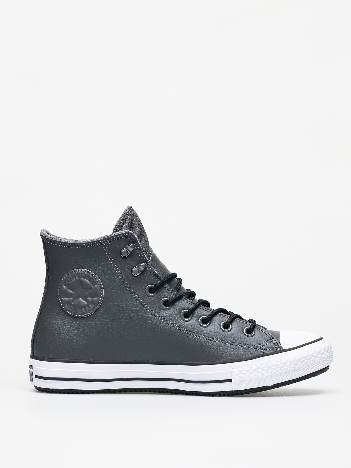 Teniși Converse Chuck Taylor All Star Hi Winter Leather (carbon grey/black/white)