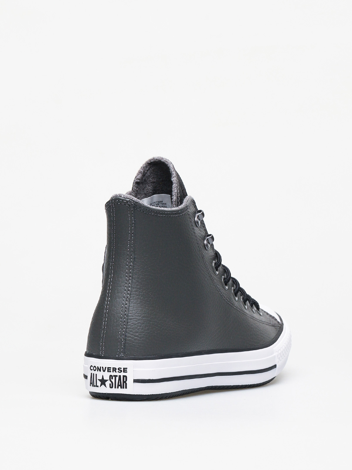Teniși Converse Chuck Taylor All Star Hi Winter Leather (carbon grey/black/white)