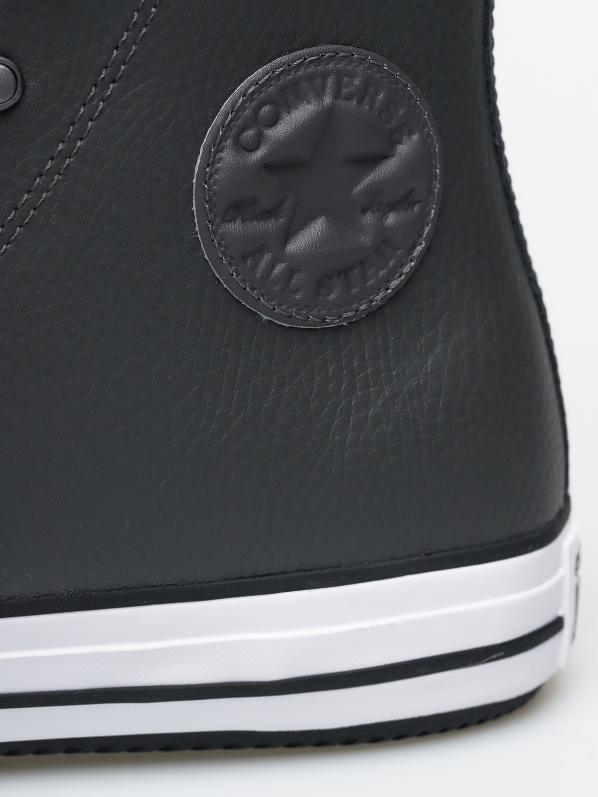 Teniși Converse Chuck Taylor All Star Hi Winter Leather (carbon grey/black/white)