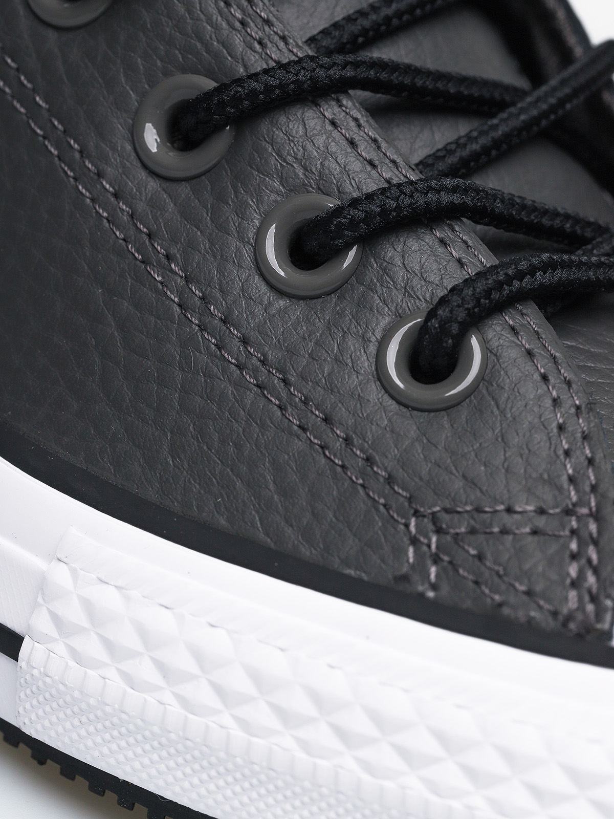 Teniși Converse Chuck Taylor All Star Hi Winter Leather (carbon grey/black/white)