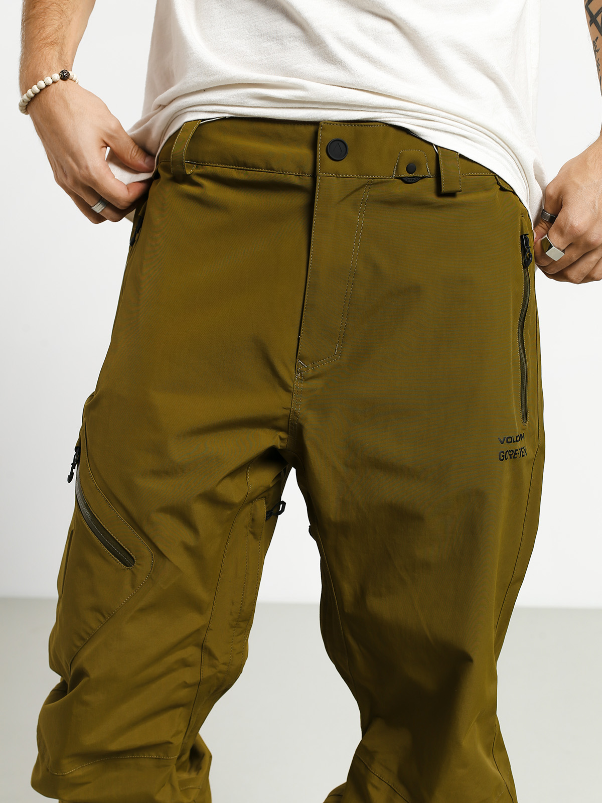 Pentru bărbați Pantaloni pentru snowboard Volcom L Gore Tex (mos)