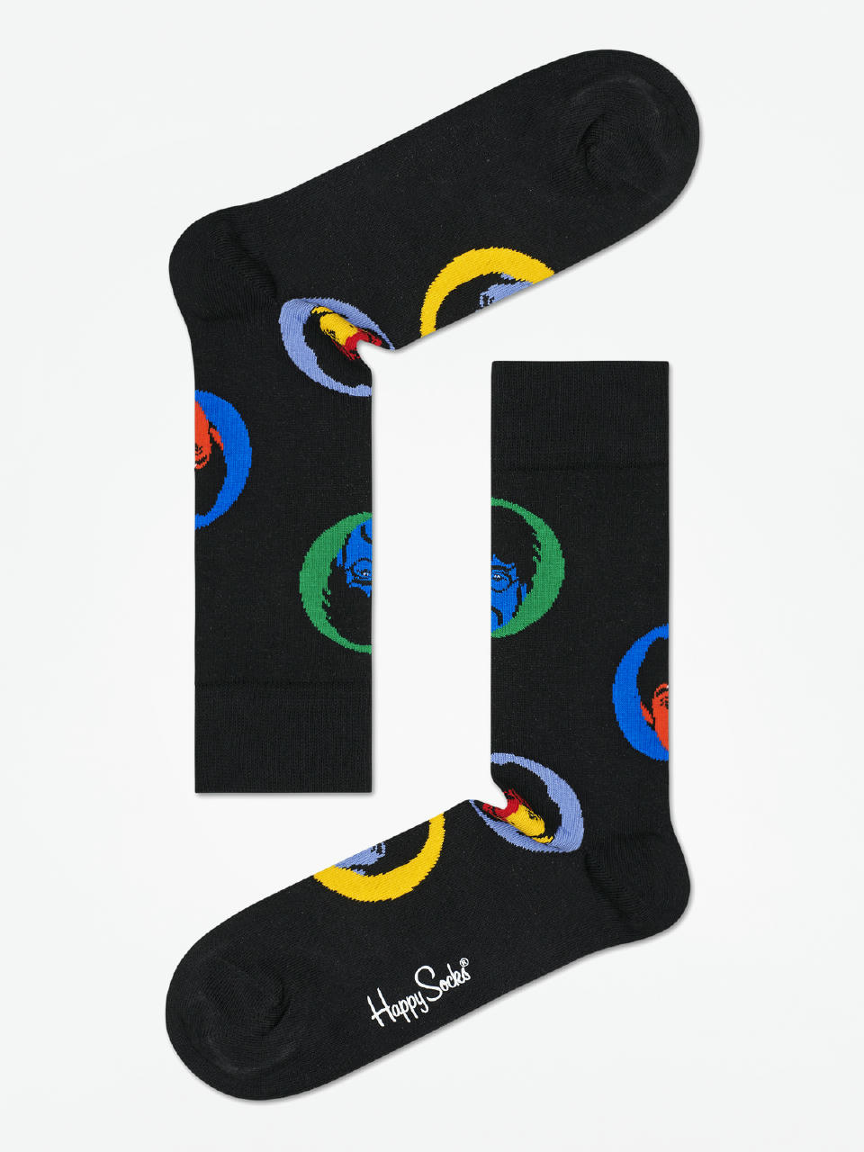 Șosete Happy Socks The Bealtes (black/yellow/blue/green)