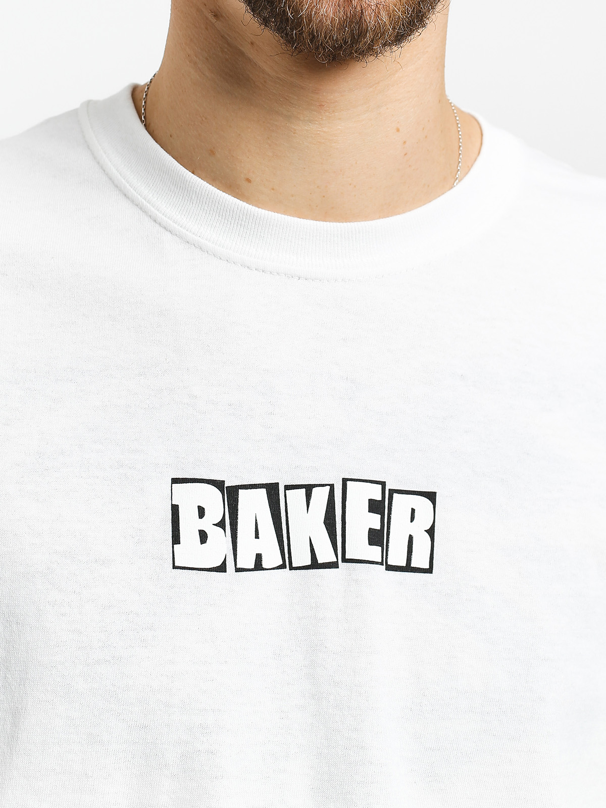 Tricou Baker Brand Logo (white)