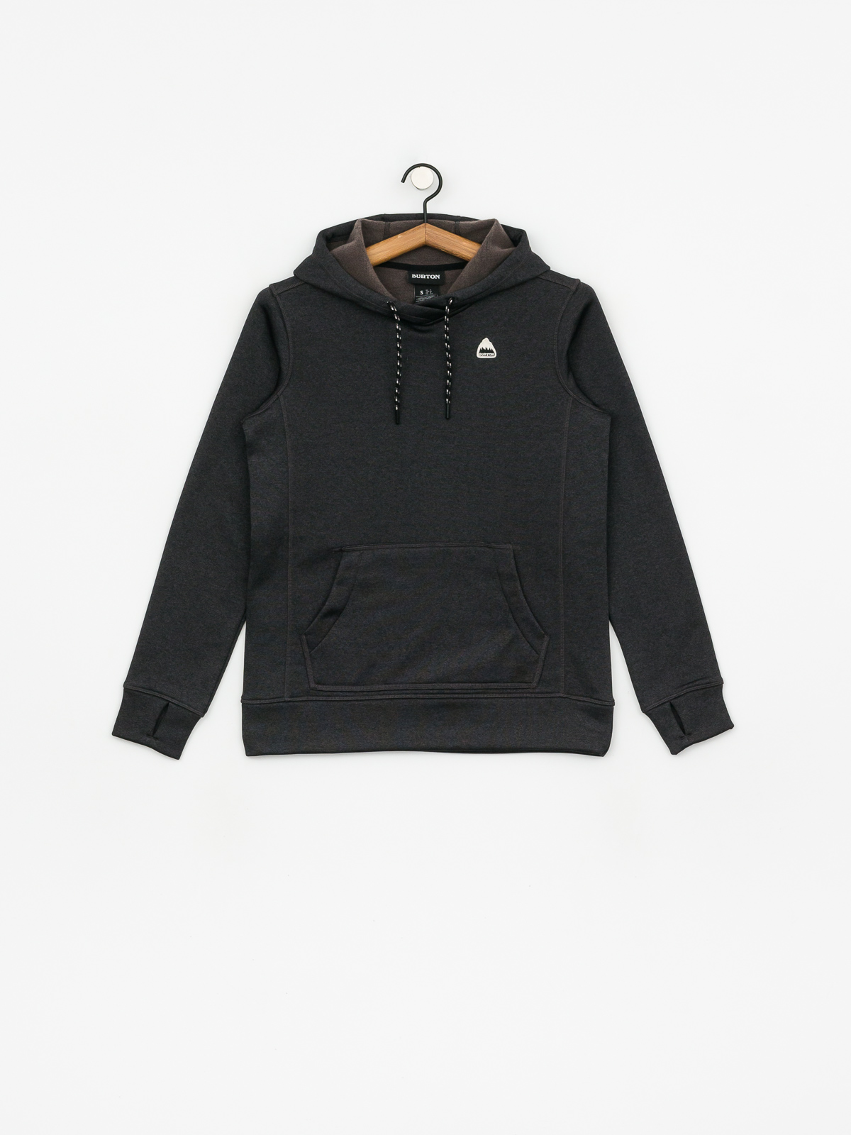 Pentru femei Hanorac termic Burton z kapturem Oak HD (true black heather)