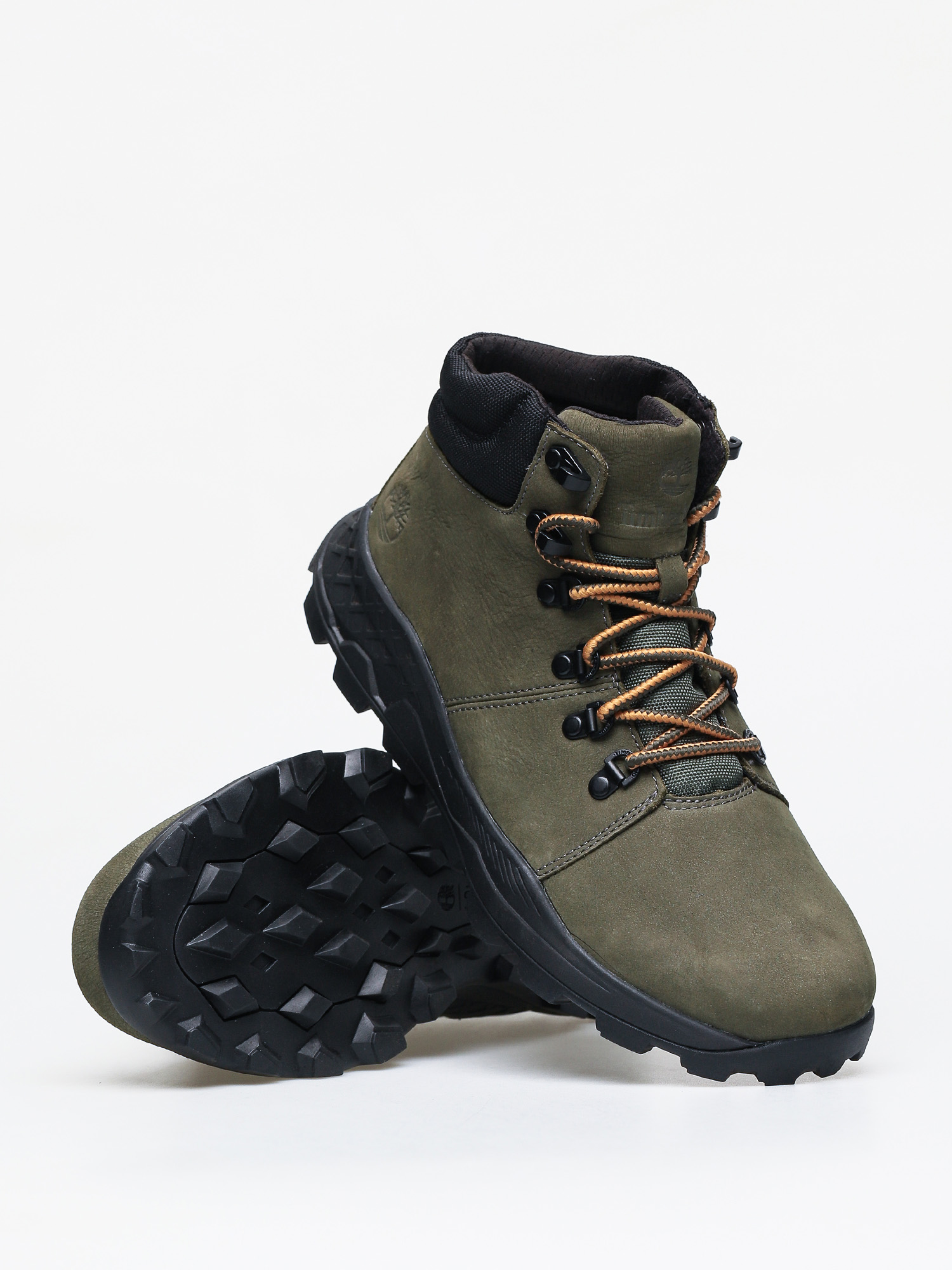 Pantofi Timberland Brooklyn Hiker (dark green nubuck)