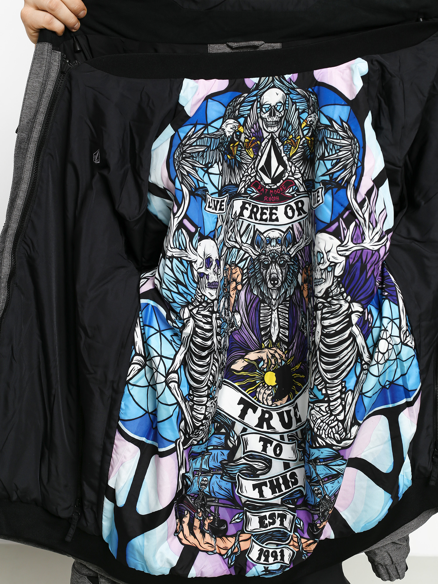 Pentru bărbați Geacă de snowboard Volcom Pat Moore 3 In 1 (blk)