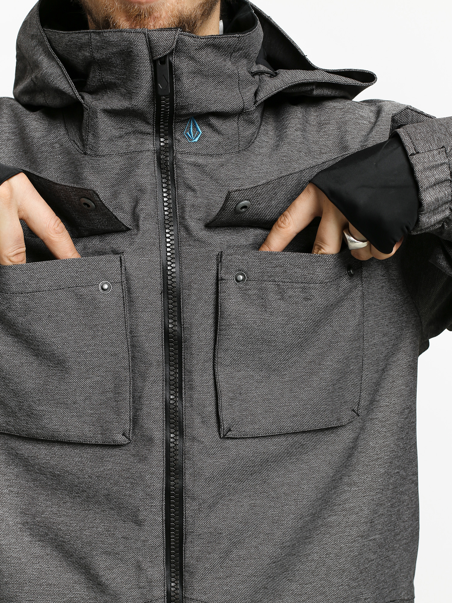 Pentru bărbați Geacă de snowboard Volcom Pat Moore 3 In 1 (blk)