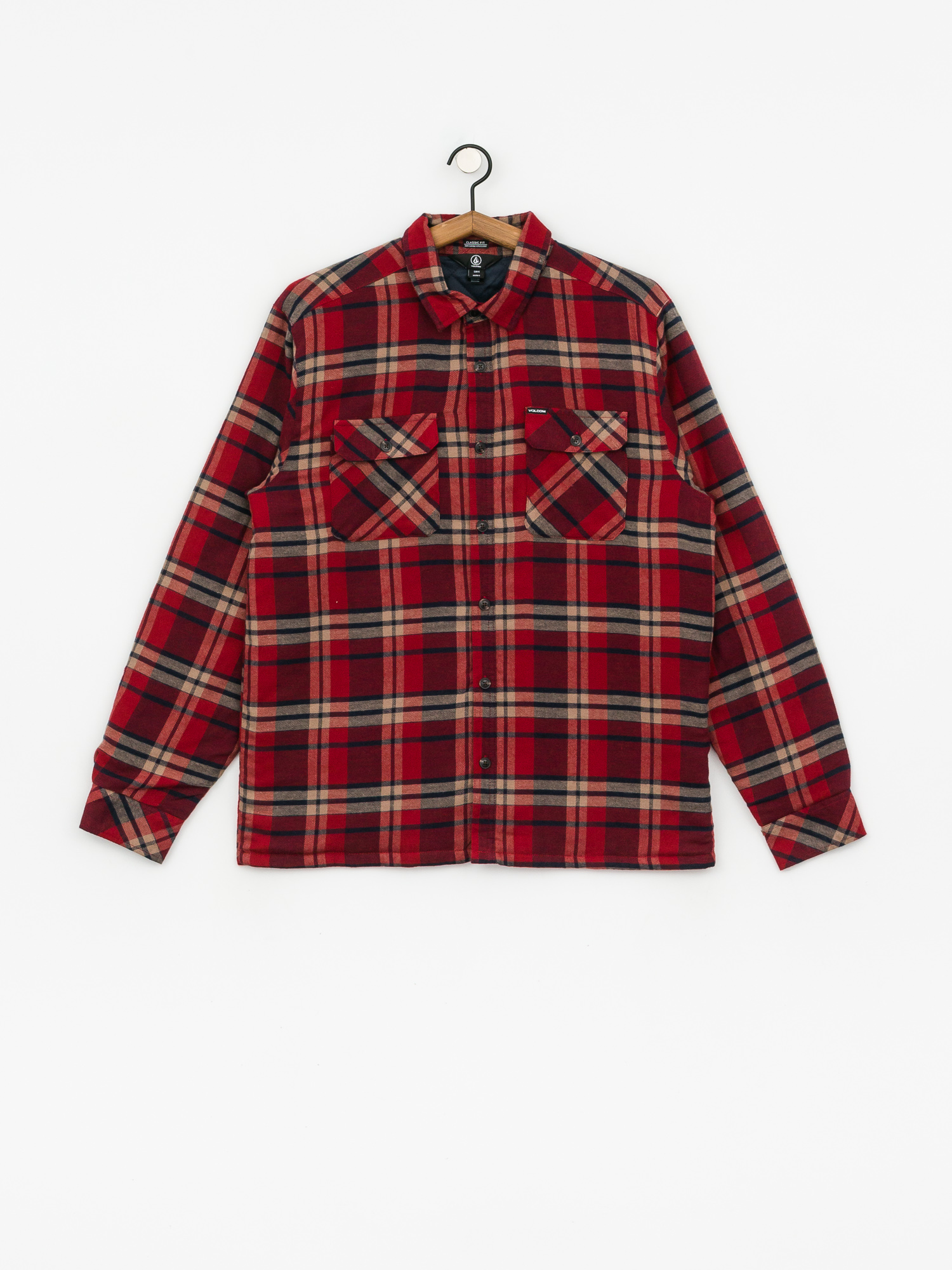 Cămașă Volcom Belgrade Ls (deep red)