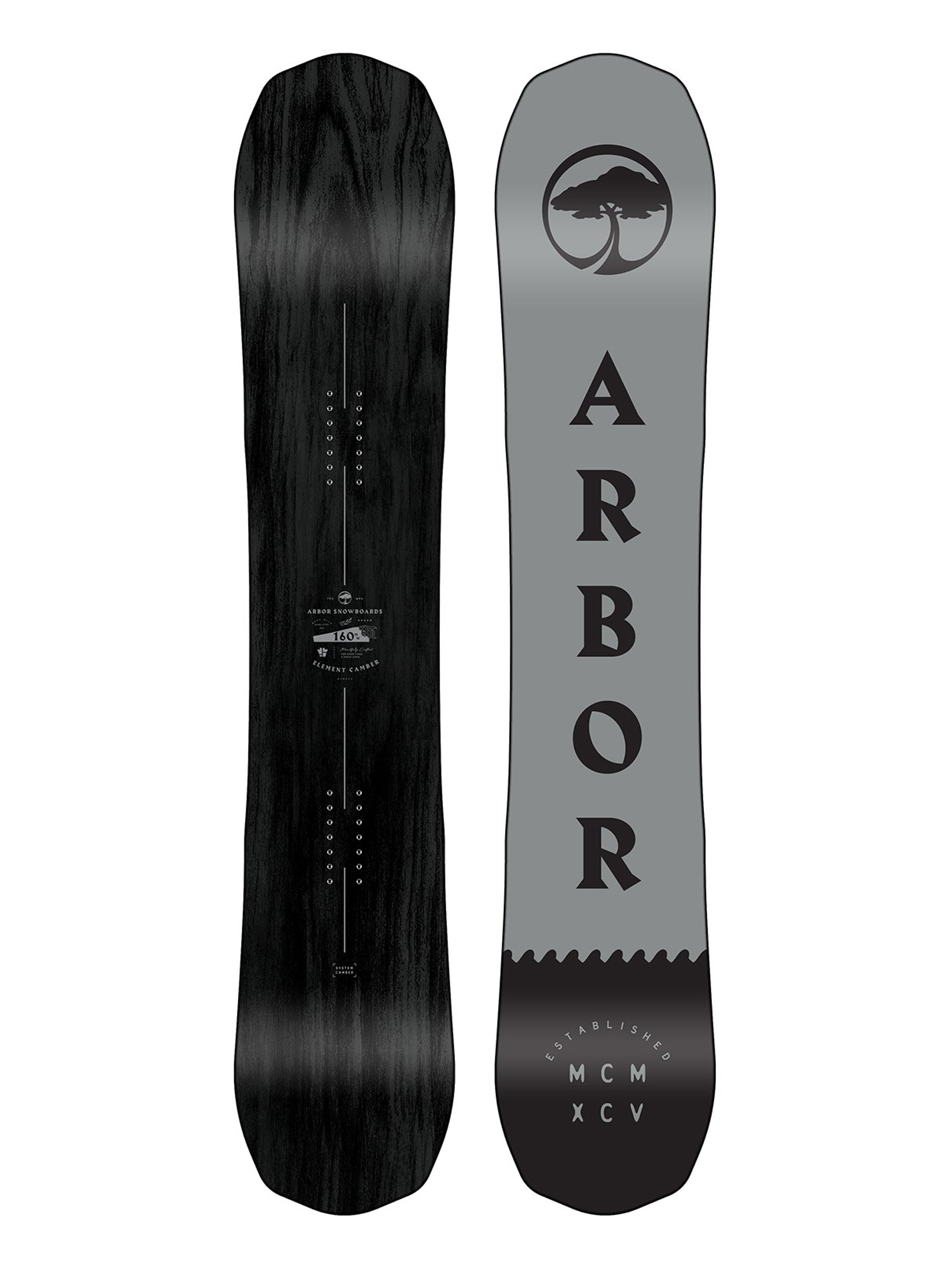 Pentru bărbați Arbor Snowboard Element Black Camber (grey/navy)