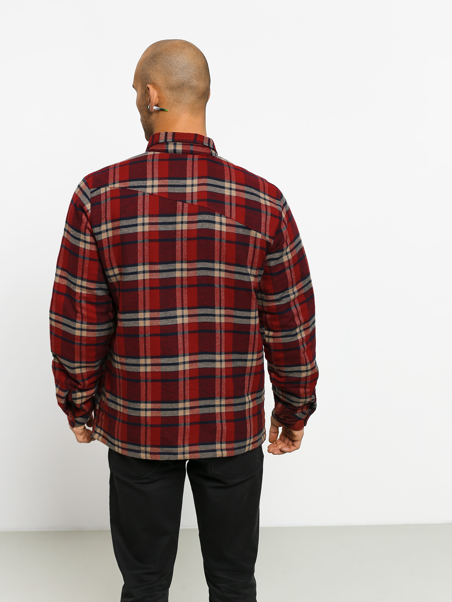 Cămașă Volcom Belgrade Ls (deep red)