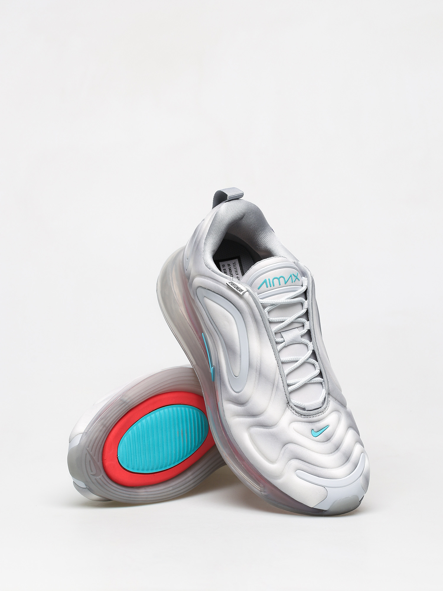 Pantofi Nike Air Max 720 (wolf grey/teal nebula red orbit white)