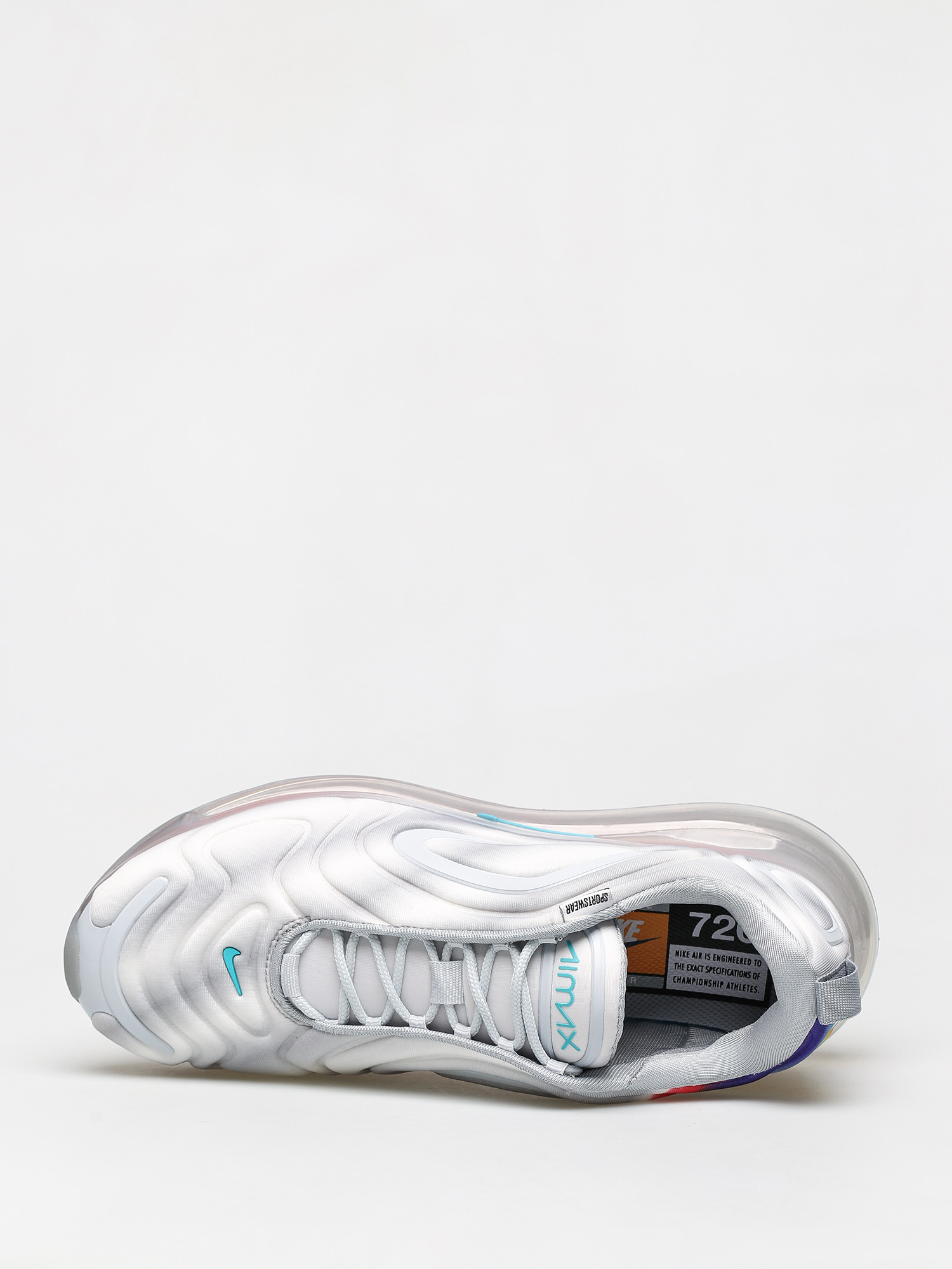Pantofi Nike Air Max 720 (wolf grey/teal nebula red orbit white)