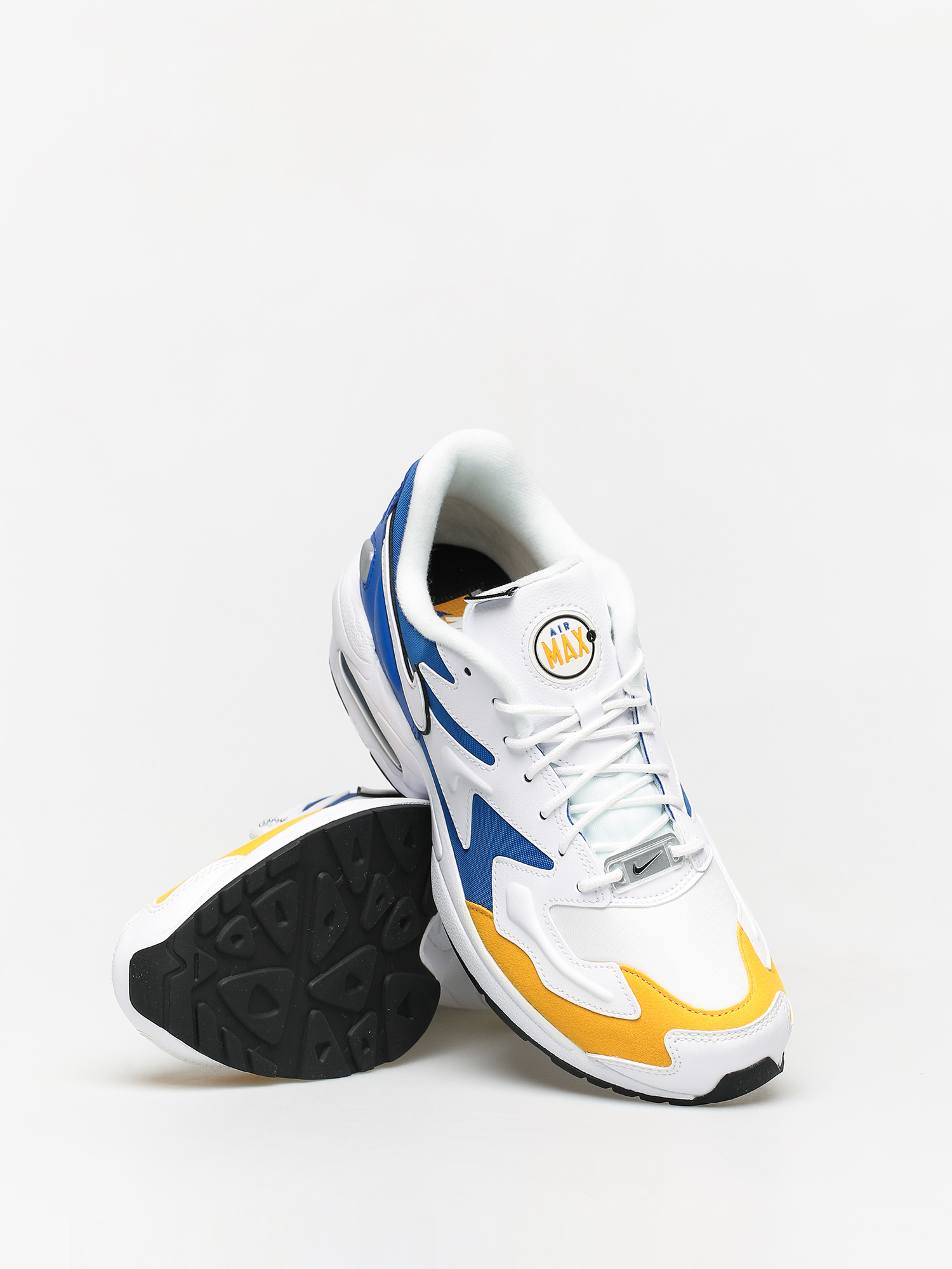 Pantofi Nike Air Max2 Light Prm (white/white university gold game royal)