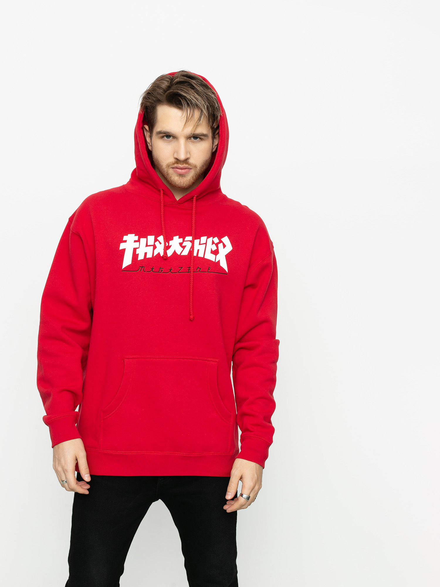 Hanorac cu glugă Thrasher Godzilla HD (red)