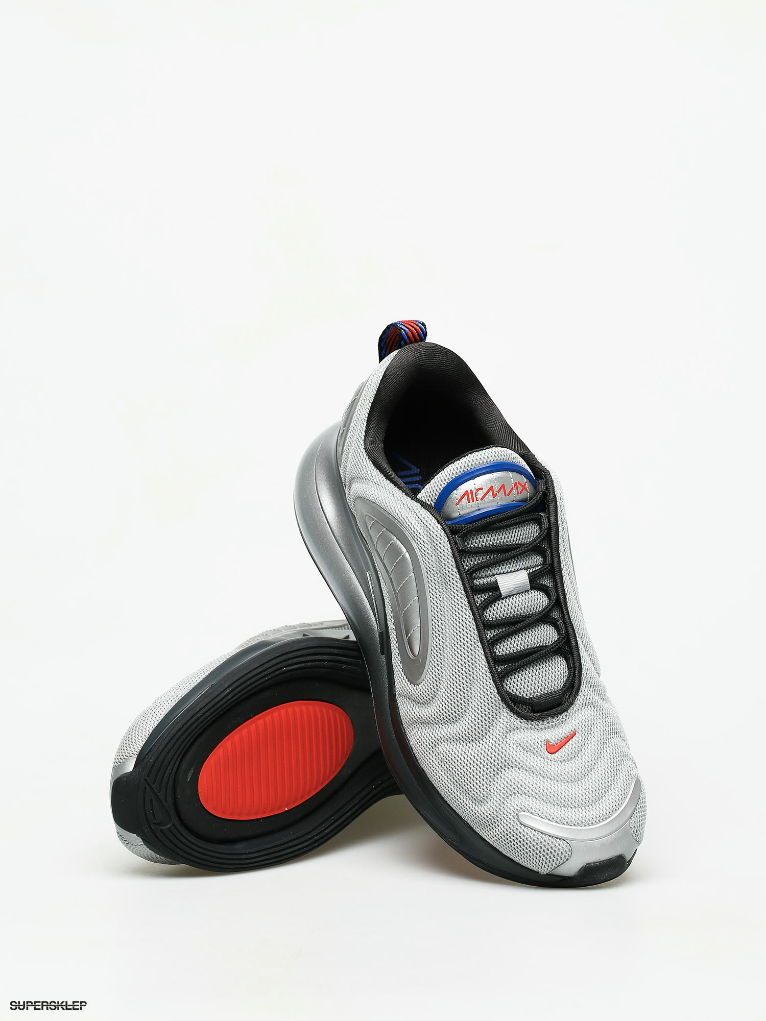 Nike air max 720 metallic best sale silver black