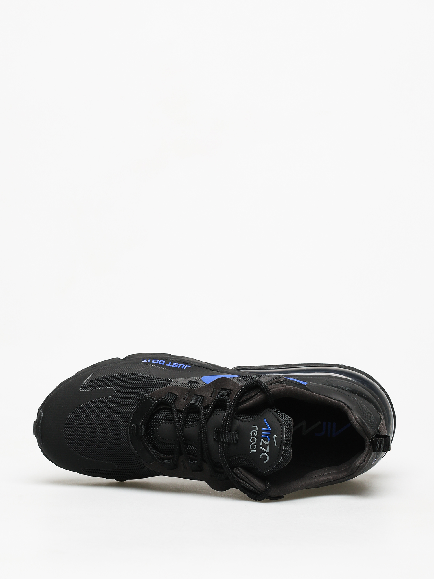 Pantofi Nike Air Max 270 React (black/blue hero hyper royal cool grey)