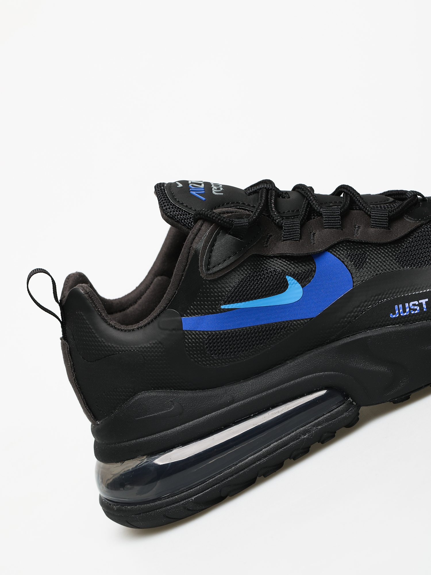Pantofi Nike Air Max 270 React (black/blue hero hyper royal cool grey)