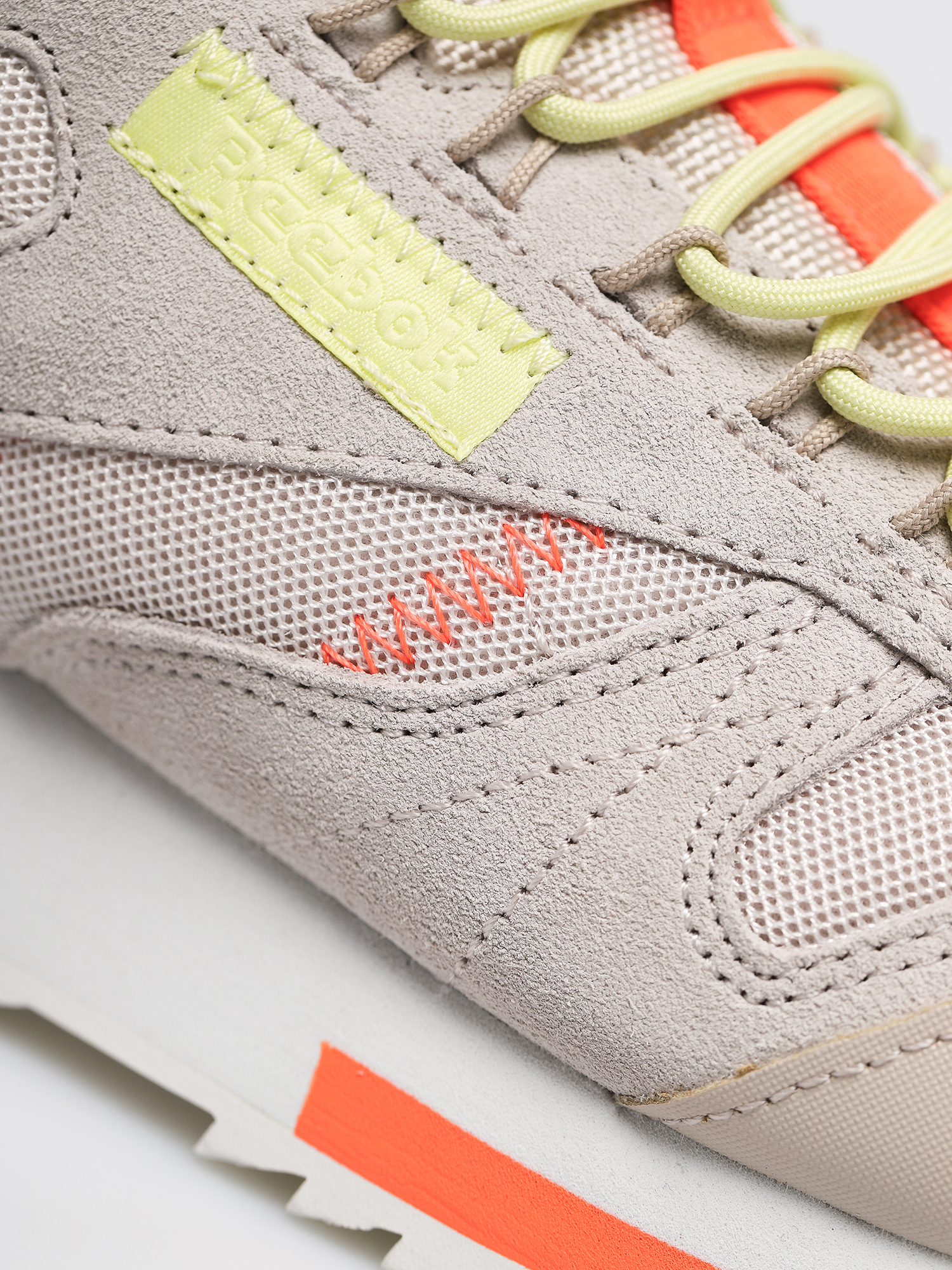 Pantofi Reebok Cl Leather Ripple T Wmn (stucco/lemglw/sorang)