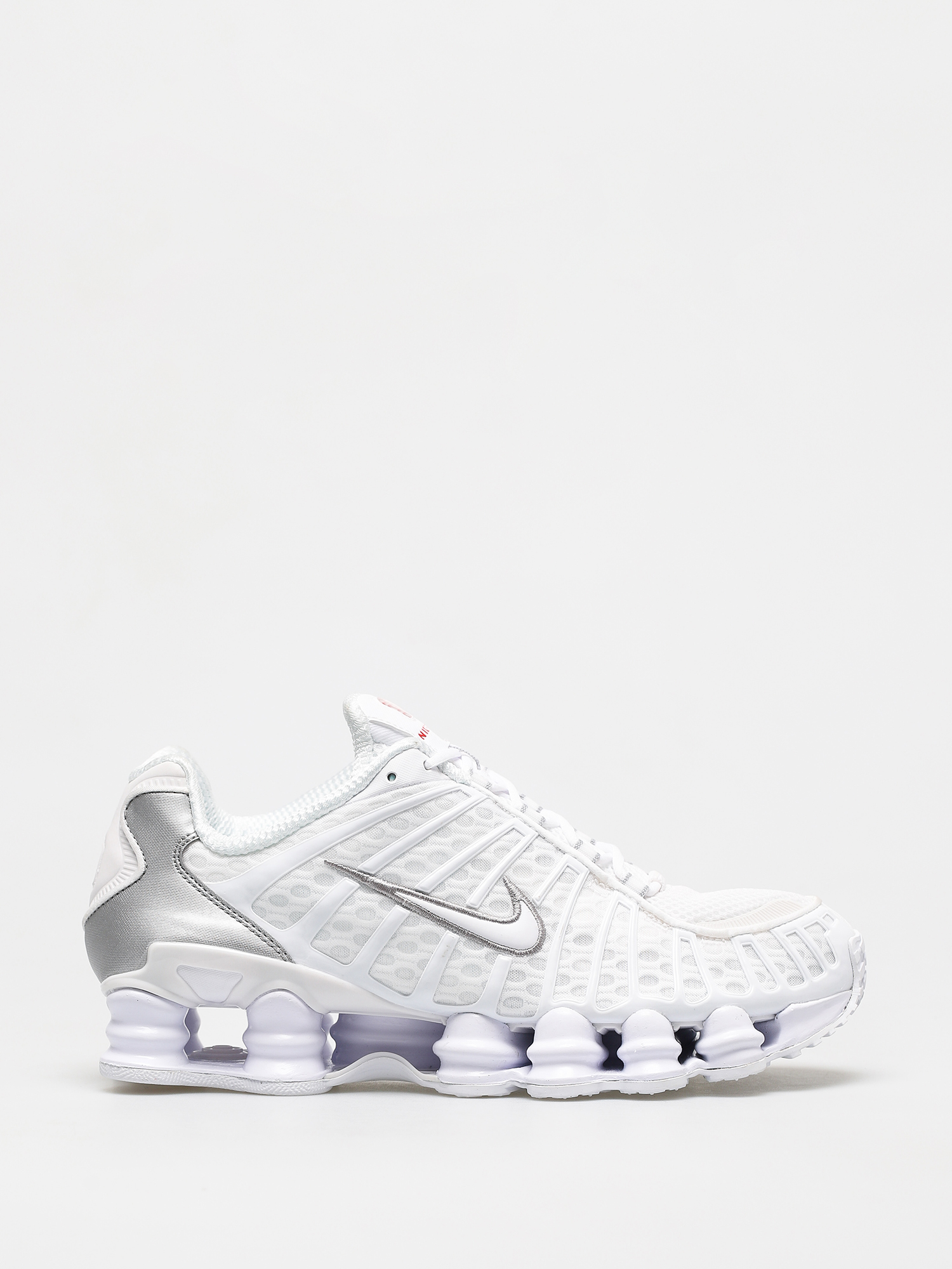 Nike Pantofi Shox Tl (white/white metallic silver max orange)