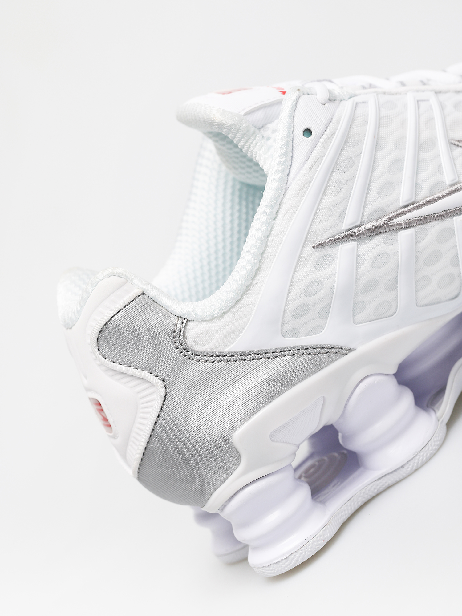 Nike Pantofi Shox Tl (white/white metallic silver max orange)