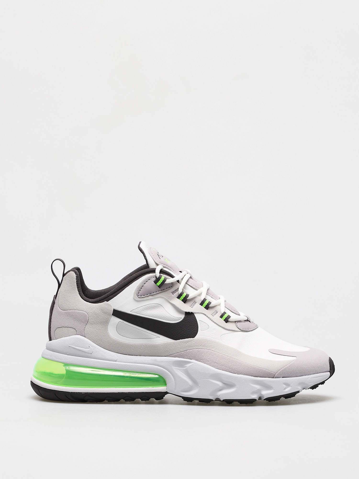 Pantofi Nike Air Max 270 React (summit white/electric green vast grey)