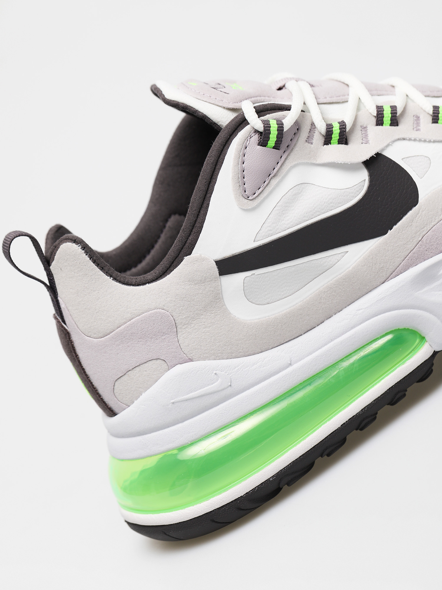 Pantofi Nike Air Max 270 React (summit white/electric green vast grey)