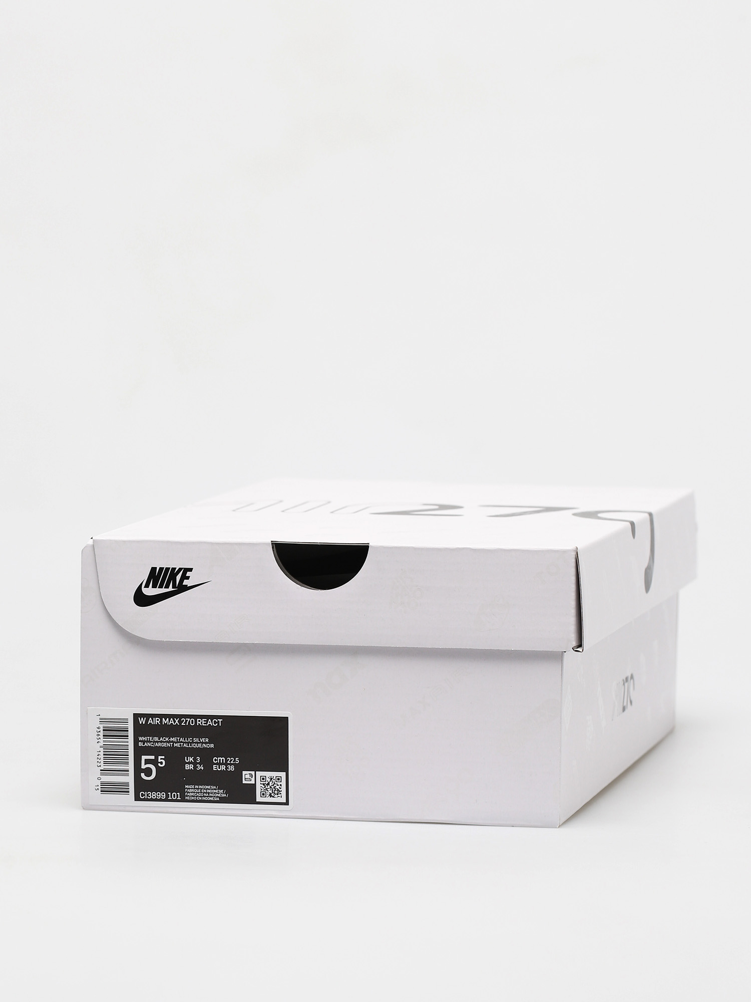 Nike Pantofi Air Max 270 React Wmn (white/black metallic silver)