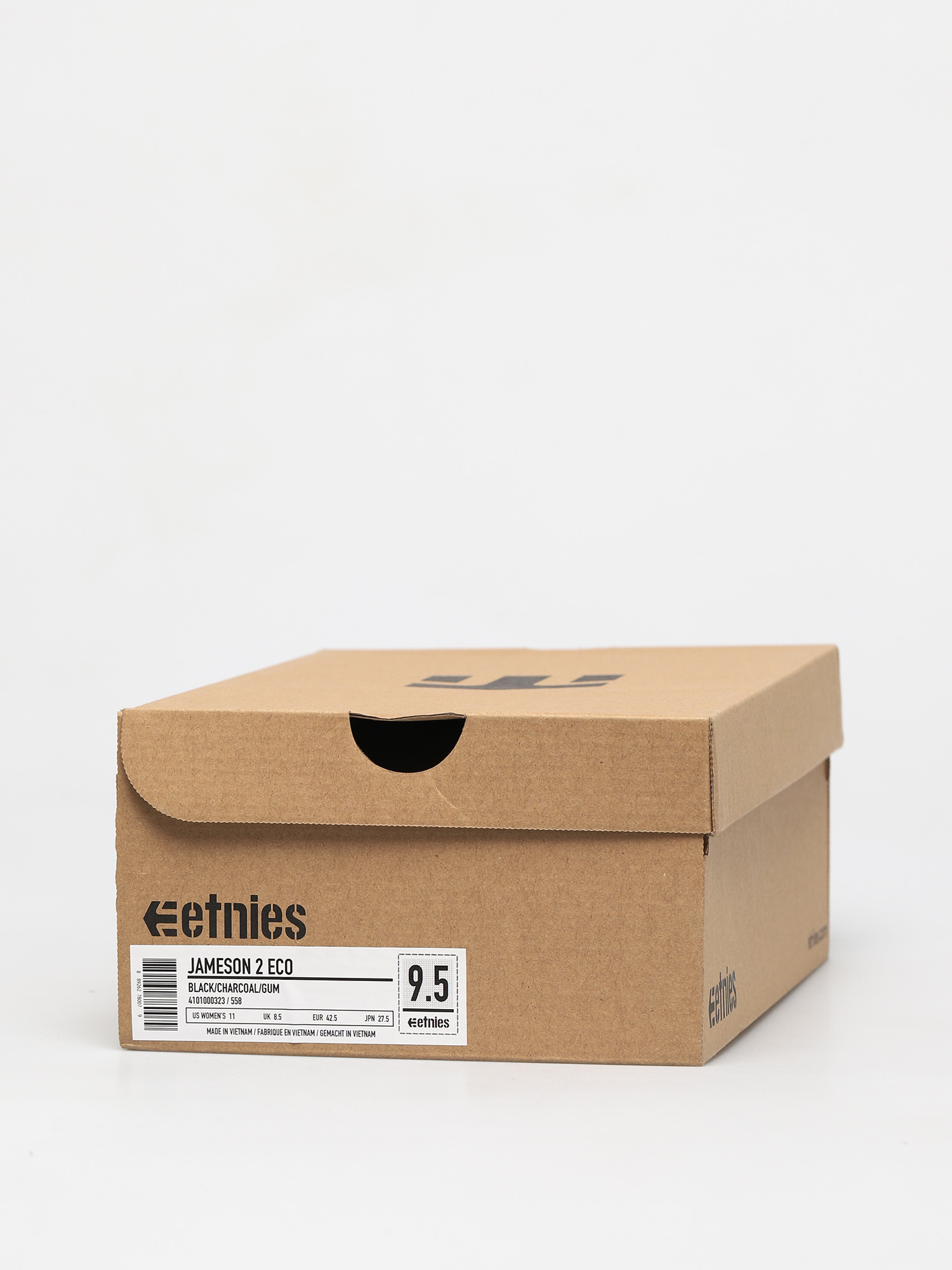 Pantofi Etnies Jameson 2 Eco (black/charcoal/gum)