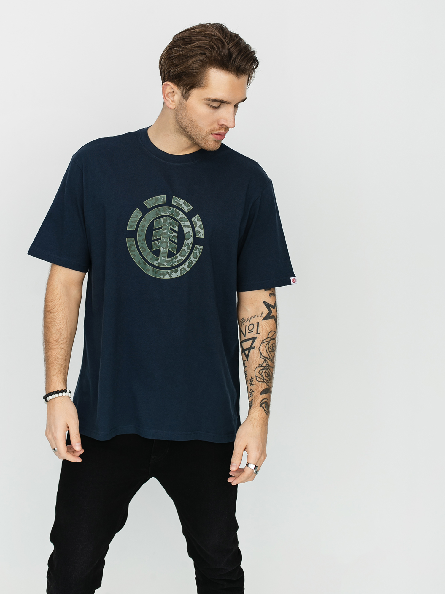 Tricou Element Leopard Icon Fill (eclipse navy)